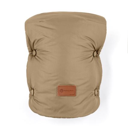 PETITE&MARS - SET Baby footmuff 3in1 JIBOT + stroller hand muff brown