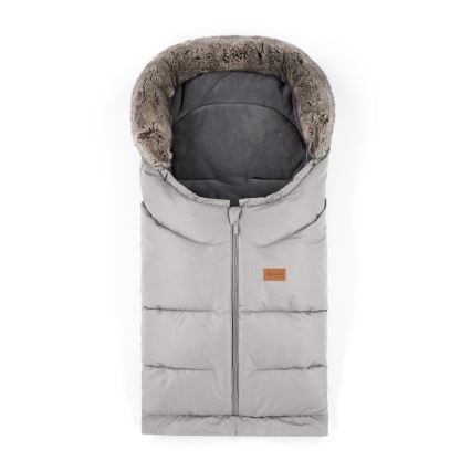 PETITE&MARS-SET Baby footmuff 4in1 ARCTIC + stroller hand muffs FURRY Champagne Shower