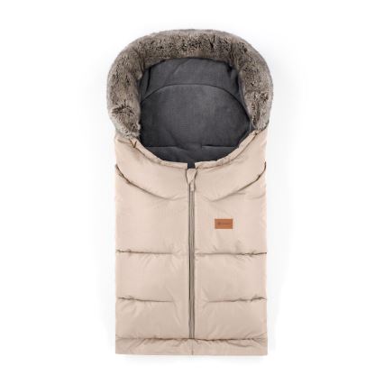 PETITE&MARS - SET Baby footmuff 4in1 ARCTIC + stroller hand muffs FURRY Rose Petal