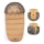 PETITE&MARS - SET Baby footmuff 4in1 COMFY + stroller hand muffs FURRY Elegant Caramel
