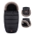 PETITE&MARS - SET Baby footmuff 4in1 COMFY + stroller hand muffs FURRY Forever Black
