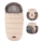 PETITE&MARS - SET Baby footmuff 4in1 COMFY + stroller hand muffs FURRY Rose Petal