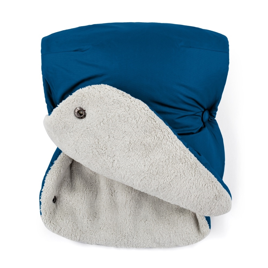 PETITE&MARS - Stroller hand muff JASIE blue
