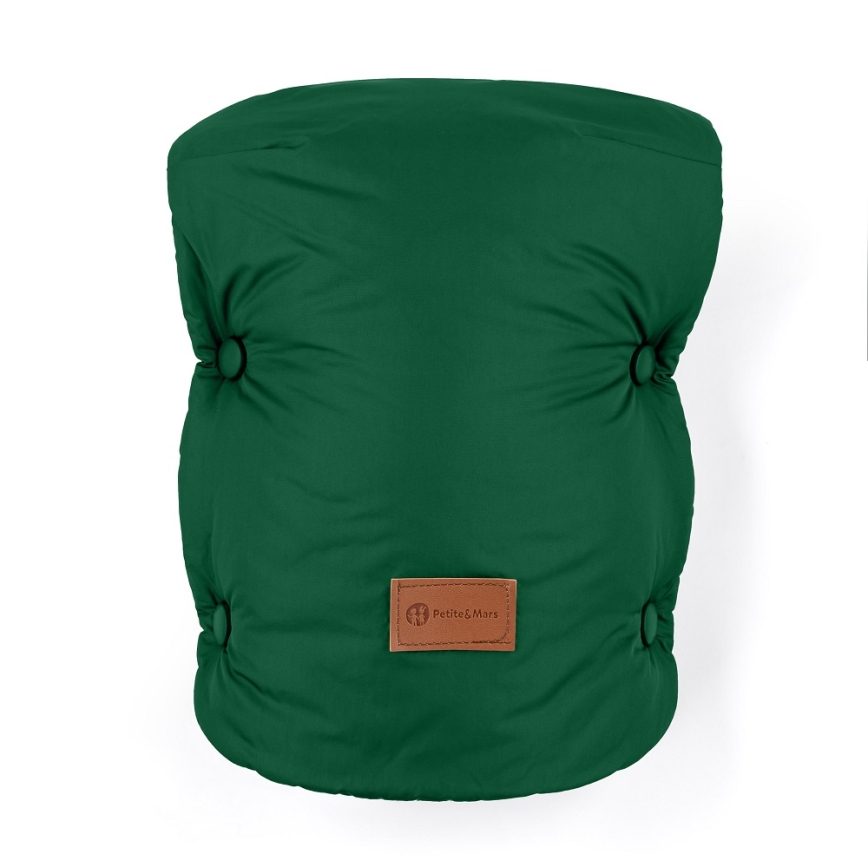 PETITE&MARS - Stroller hand muff JASIE green