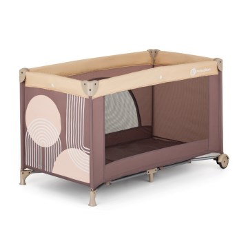PETITE&MARS - Travel Cot NYJA Elegant Dreamlines Mocha