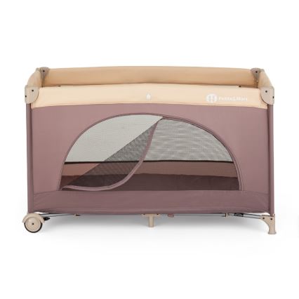 PETITE&MARS - Travel Cot NYJA Elegant Dreamlines Mocha