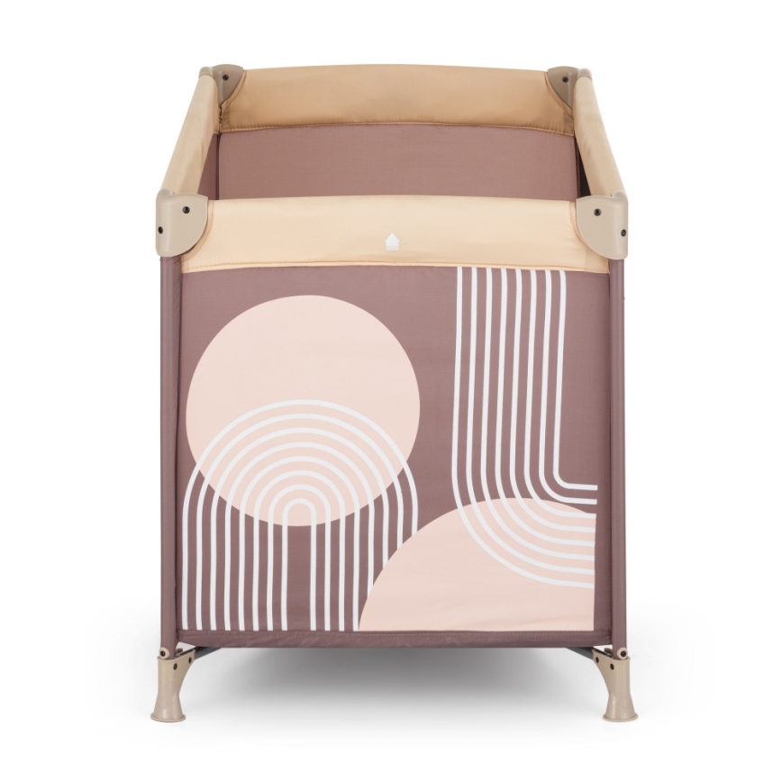 PETITE&MARS - Travel Cot NYJA Elegant Dreamlines Mocha