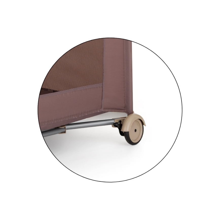 PETITE&MARS - Travel Cot NYJA Elegant Dreamlines Mocha