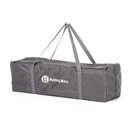 PETITE&MARS - Travel crib KOOT-LION grey