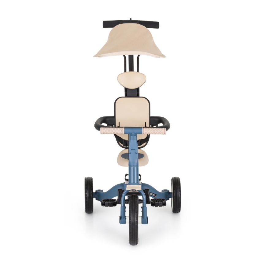 PETITE&MARS - TURBO PLUS 5-in-1 Children's Tricycle, Ocean Blue