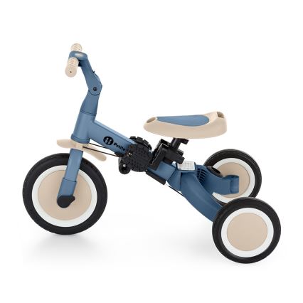 PETITE&MARS - TURBO PLUS 5-in-1 Children's Tricycle, Ocean Blue