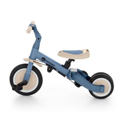 PETITE&MARS - TURBO PLUS 5-in-1 Children's Tricycle, Ocean Blue