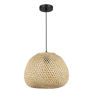 PETRA Cable Pendant Lamp 1xE27/15W/230V, Bamboo