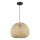 PETRA Cable Pendant Lamp 1xE27/15W/230V, Bamboo