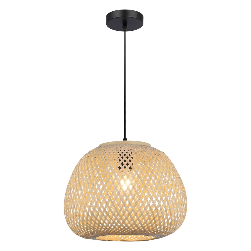 PETRA Cable Pendant Lamp 1xE27/15W/230V, Bamboo