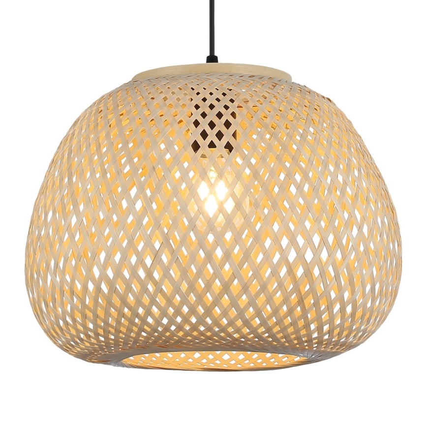 PETRA Cable Pendant Lamp 1xE27/15W/230V, Bamboo
