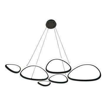 PETRA LED Cable-Suspended Chandelier, LED/58W/230V 4000K, Black