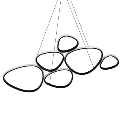 PETRA LED Cable-Suspended Chandelier, LED/58W/230V 4000K, Black