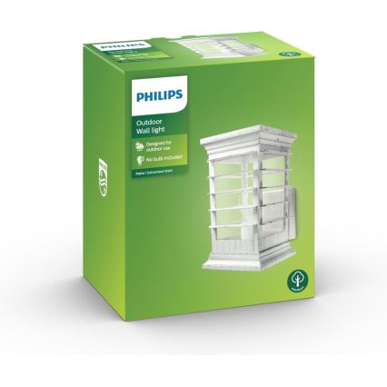 Philips 15280/18/PN - Outdoor wall light PATIO 1xE27/60W/230V IP44