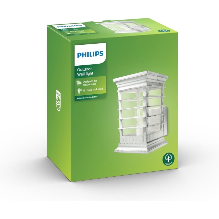 Philips 15280/18/PN - Outdoor wall light PATIO 1xE27/60W/230V IP44