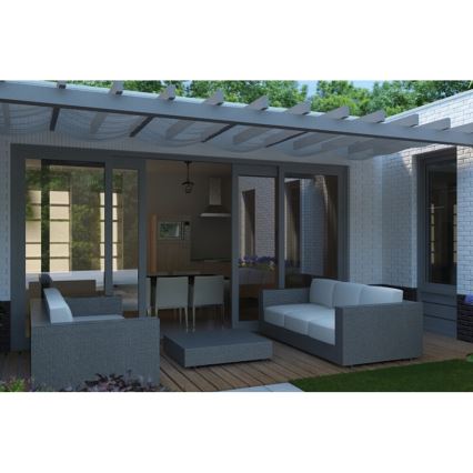 Philips - Outdoor pendant chandelier 1xE27/60W/230V black IP44