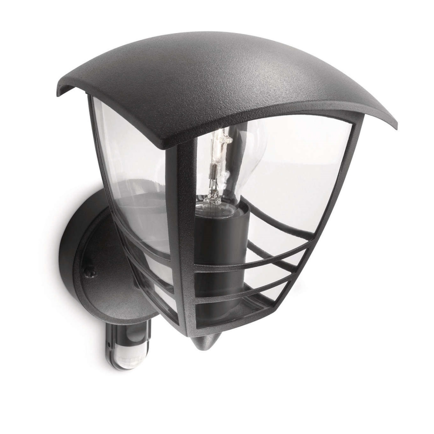 Philips - Outdoor wall light with sensor 1xE27/60W IP44