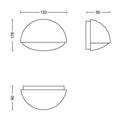 Philips - LED outdoor light LED/3W/230V IP44