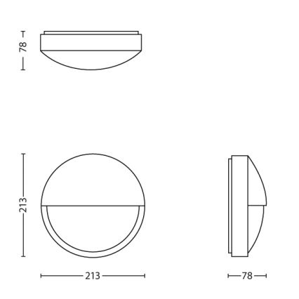 Philips - LED outdoor wall light LED/6W IP44