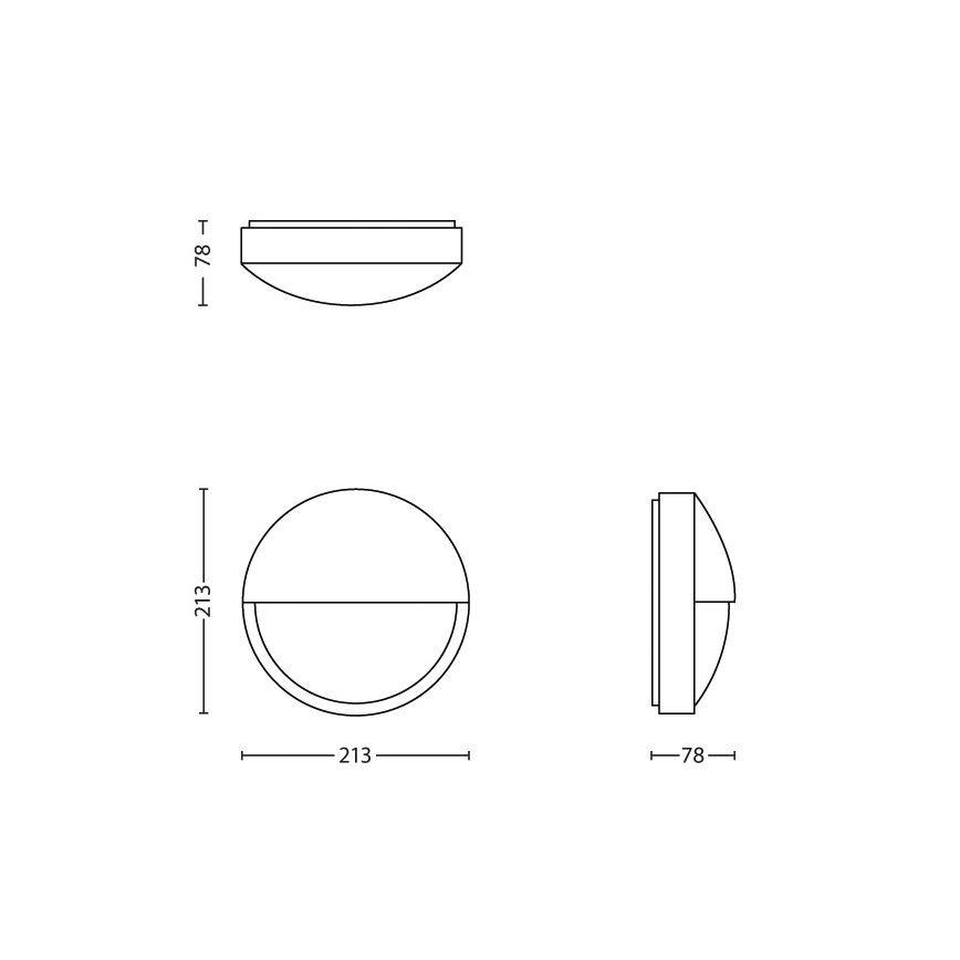 Philips - LED outdoor wall light LED/6W IP44