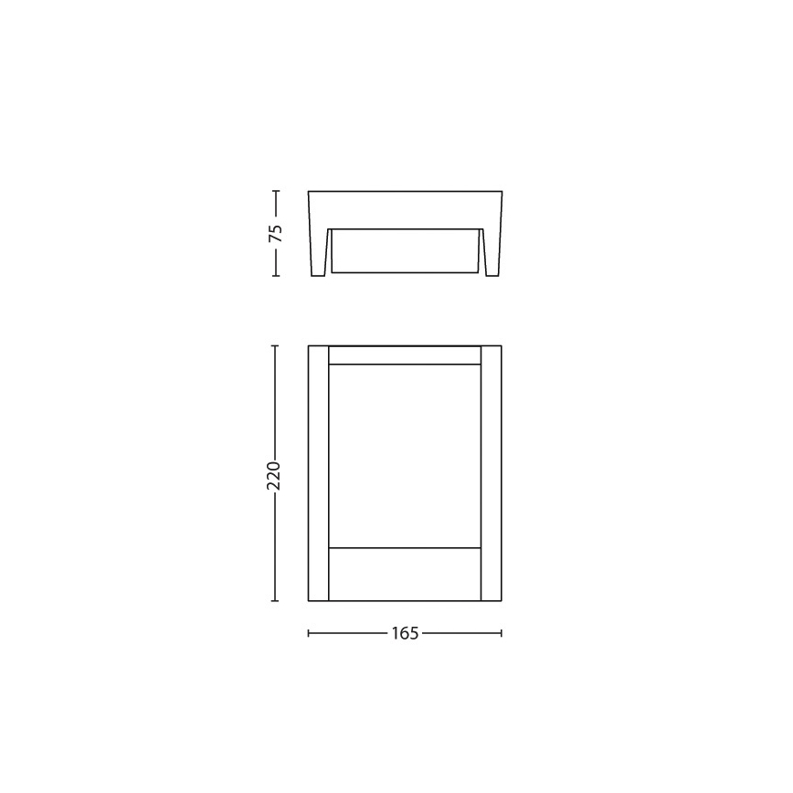 Philips - LED Outdoor wall light LED/6W/230V 4000K IP44