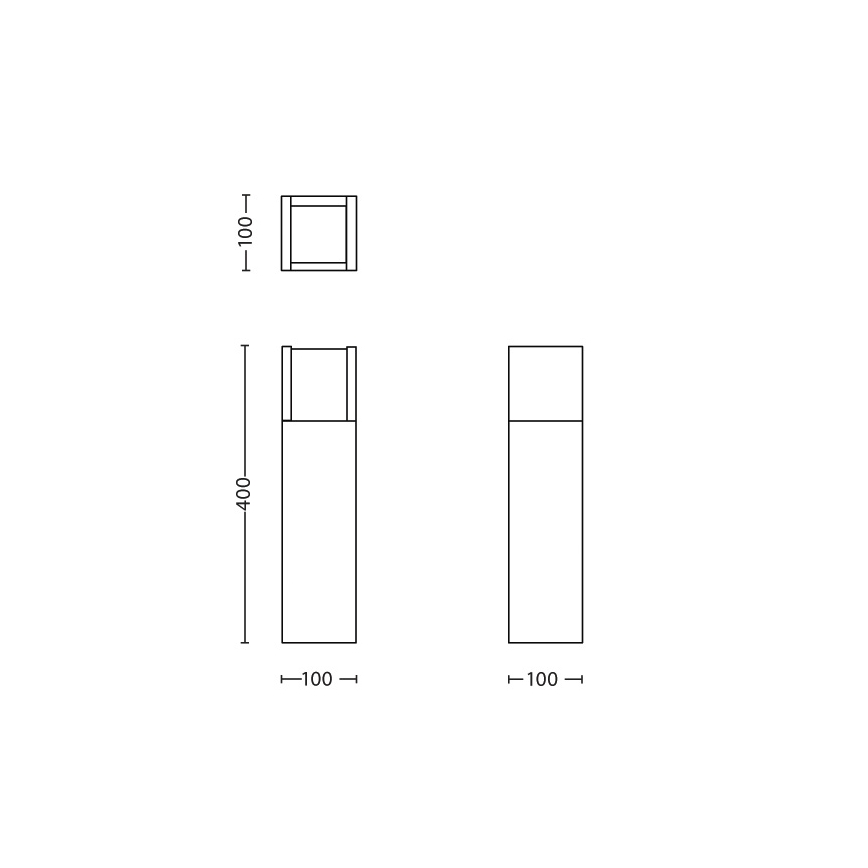 Philips - LED Outdoor lamp LED/6W/230V 2700K IP44