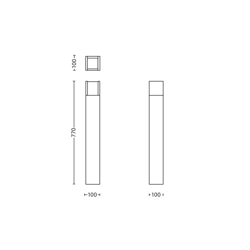 Philips - LED Outdoor lamp LED/6W/230V 4000K IP44