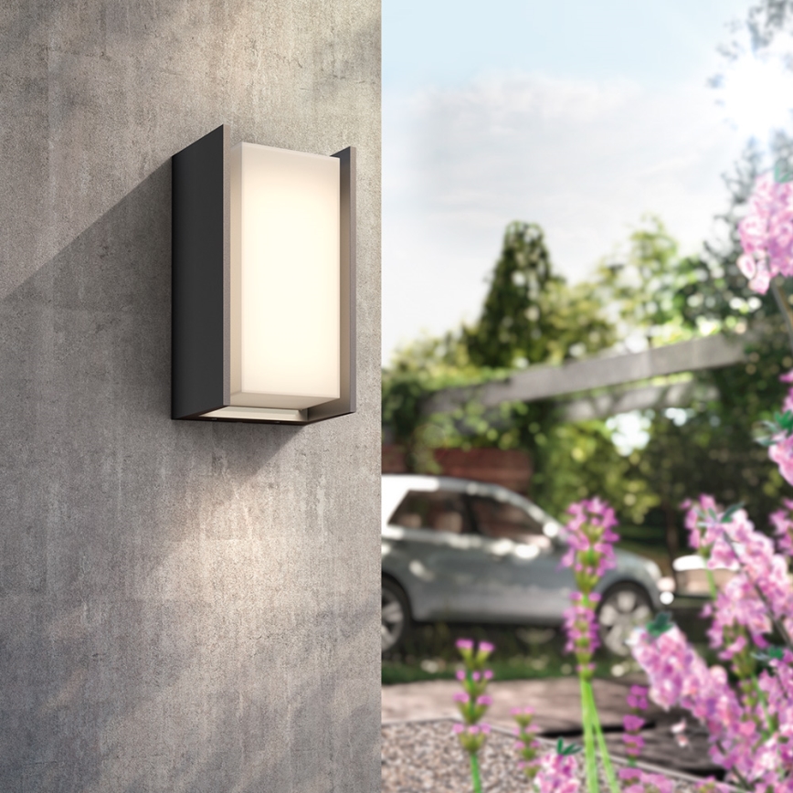Philips 16472/93/P0 - LED Dimmable outdoor wall light HUE TURACO 1xE27/9,5W/230V