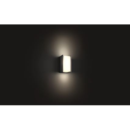Philips - LED Dimmable outdoor wall light Hue TURACO 1xE27/9,5W/230V IP44