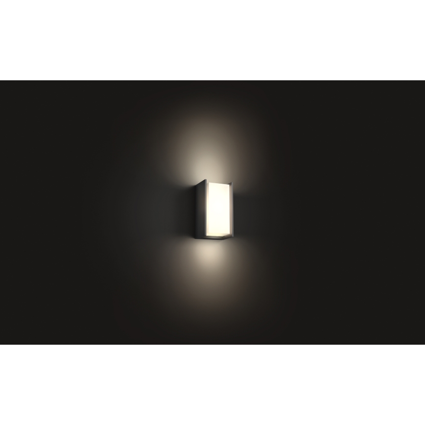 Philips - LED Dimmable outdoor wall light Hue TURACO 1xE27/9,5W/230V IP44
