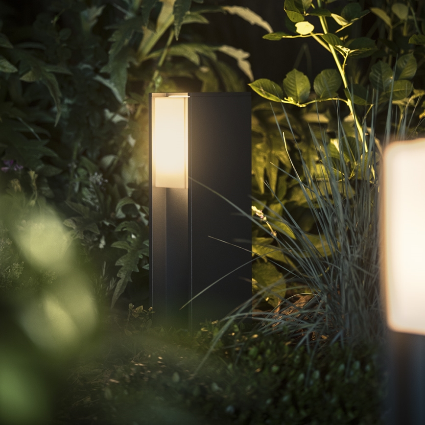 Philips 16473/93/P0 - LED Dimming outdoor lamp HUE TURACO 1xE27/9,5W/230V