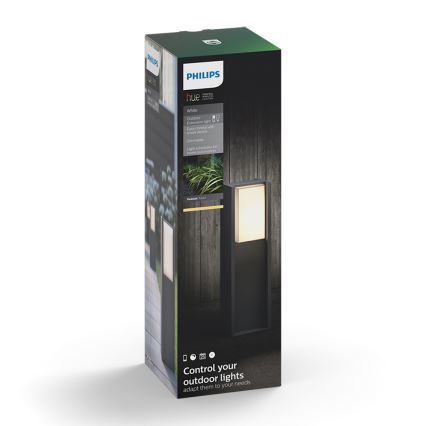 Philips 16473/93/P0 - LED Dimming outdoor lamp HUE TURACO 1xE27/9,5W/230V