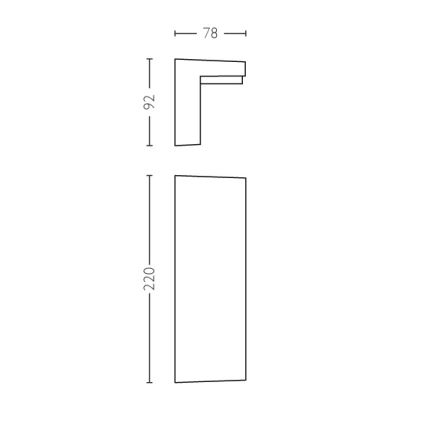 Philips - LED Outdoor wall light 2xLED/4,5W/230V 2700K IP44