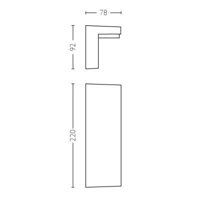 Philips - LED Outdoor wall light 2xLED/4,5W/230V 4000K IP44