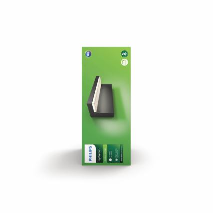 Philips 16483/93/P3 - LED outdoor wall light MYGARDEN BUSTAN 2xLED/4.5W