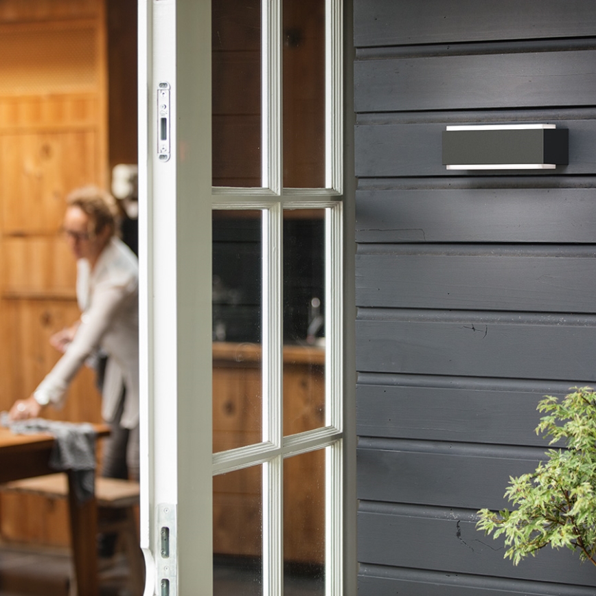Philips - LED Dimming outdoor light 2xLED/4,5W IP44
