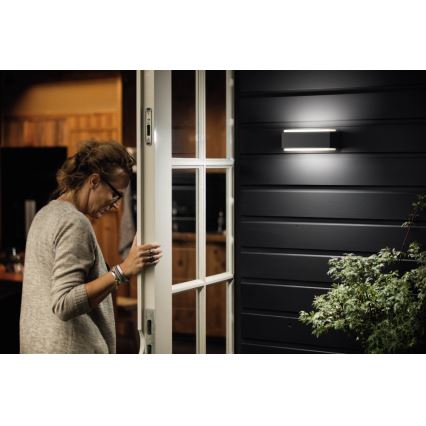Philips - LED Dimming outdoor light 2xLED/4,5W IP44