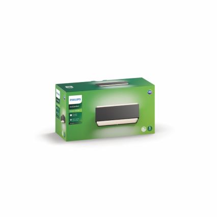 Philips - LED Dimming outdoor light 2xLED/4,5W IP44