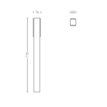 Philips - LED Outdoor lamp 2xLED/4,5W/230V IP44