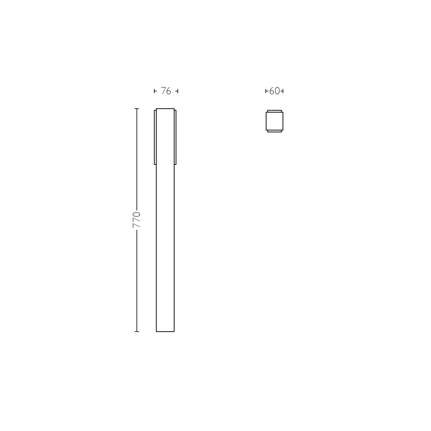 Philips - LED Outdoor lamp 2xLED/4,5W/230V IP44