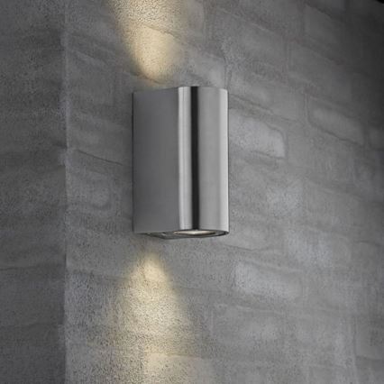 Philips 17102/47/PN - Outdoor wall light MY GARDEN NIGHTINGALE 2xGU10/35