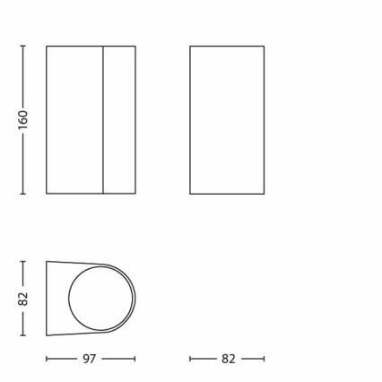 Philips - Outdoor light 2xGU10/35W/230V