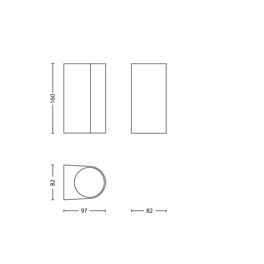 Philips - Outdoor light 2xGU10/35W/230V