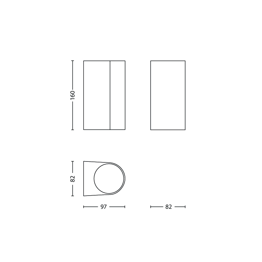 Philips - Outdoor wall light 2xGU10/35W/230V