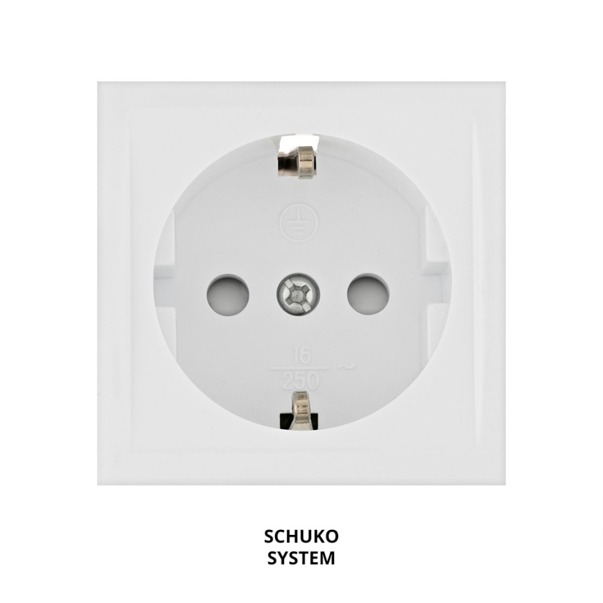 Philips 17108/47/16 - Outdoor socket column MYGARDEN ROCK 230V IP44 SCHUKO